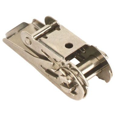 1IN X 1760LBS / 25MM X 800KG RATCHET BUCKLE, STAINLESS STEEL