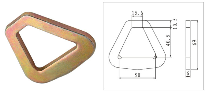 2IN X 11000LBS / 50MM X 5000KG DELTA RING