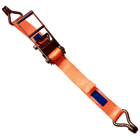 75MM LASHING STRAP W/DOUBLE J HOOK, LC 5000KG